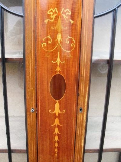 Edwardian inlaid mahogany cabinet Andrew Christie Antique Cabinets 6