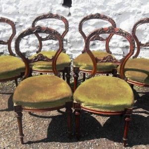 SOLD Set of 6 Victorian Mahogany chairs Antique Antique Chairs