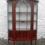 SOLD Edwardian mahogany display cabinet Andrew Christie Antique Art