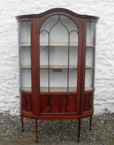 SOLD Edwardian mahogany display cabinet Andrew Christie Antique Art 3