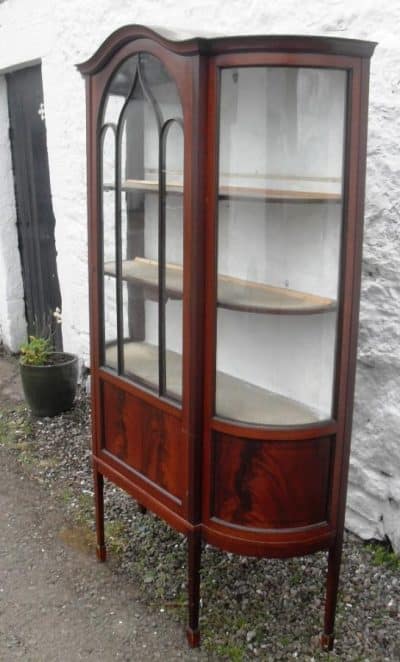 SOLD Edwardian mahogany display cabinet Andrew Christie Antique Art 4