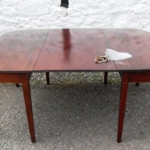 SOLD Georgian double D end dining table 18th Cent Antique Tables