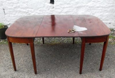SOLD Georgian double D end dining table 18th Cent Antique Tables 3