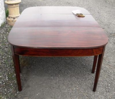 SOLD Georgian double D end dining table - Image 3