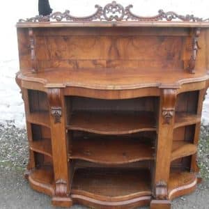 Victorian Burr walnut sideboard 19th century Antique Furniture