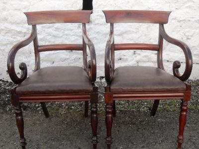 SOLD Set of 4 Early Victorian dining chairs - Image 4