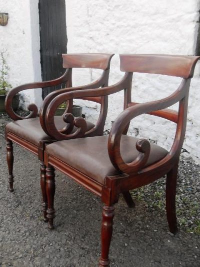SOLD Set of 4 Early Victorian dining chairs Antique Antique Chairs 3