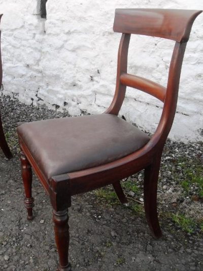 SOLD Set of 4 Early Victorian dining chairs - Image 3