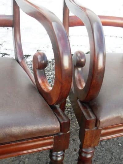 SOLD Set of 4 Early Victorian dining chairs - Image 6