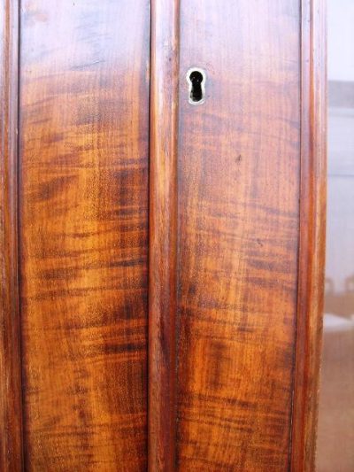 William IV mahogany breakfront Secretaire bookcase - Image 6