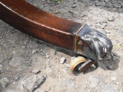 Edwardian mahogany stretcher sofa table 18th Cent Antique Furniture 6