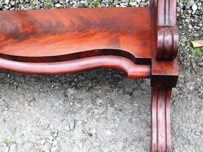 Victorian mahogany cheval mirror - Image 3