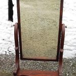 Victorian mahogany cheval mirror 19th century Antique Furniture