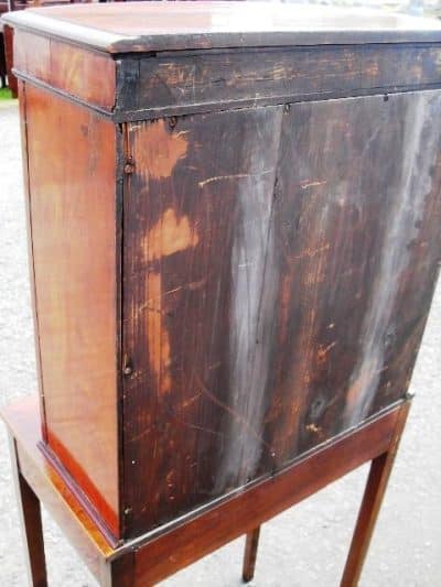 SOLD Edwardian mahogany cabinet on stand Andrew Christie Antique Cabinets 5