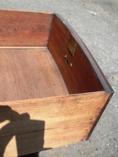SOLD Georgian mahogany bowfront 2 over 3 chest - Image 4