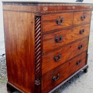 SOLD Georgian chest of 2 over 3 drawers 18th Cent Antique Chest Of Drawers