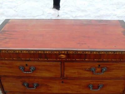 SOLD Georgian chest of 2 over 3 drawers - Image 5