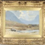 William Miller Frazer R.S.A. (1864 – 1961), oil on board Antique paintings Scottish landscape Antique Art