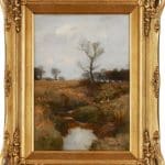 WILLIAM MILLER FRAZER R.S.A. (SCOTTISH 1864-1961) BY THE BURNSIDE Antiques Scotland Antique Art