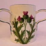 A Wemyss ware pottery Tyg. Thistles. Antiques Scotland Antique Ceramics
