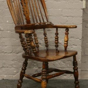 Victorian pad arm elm and ash Windsor Chair Antiques Scotland Antique Chairs