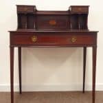 Edwardian mahogany bonheur du jour. Antiques Scotland Antique Art