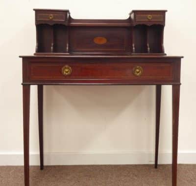 Edwardian mahogany bonheur du jour. Antiques Scotland Antique Art 3