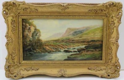 Thomas Morris Ash Oil paintings x 2 (1851-1935) Antiques Scotland Antique Art 4