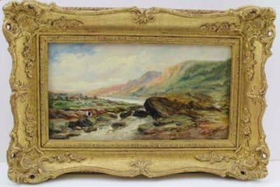 Thomas Morris Ash Oil paintings x 2 (1851-1935) Antiques Scotland Antique Art 5