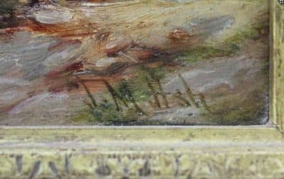 Thomas Morris Ash Oil paintings x 2 (1851-1935) - Image 4