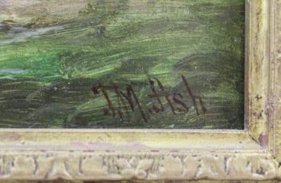 Thomas Morris Ash Oil paintings x 2 (1851-1935) - Image 5