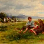 William Darling MacKay RSA (1844-1924) Oil 19th century Antique Art