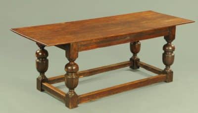 Georgian Oak refectory table Antique dining tables Scotland Antique Tables 3