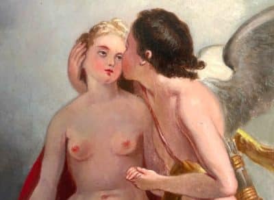 Thomas Uwins R.A. (1782–1857) Oil painting. 19th century Antique Art 5