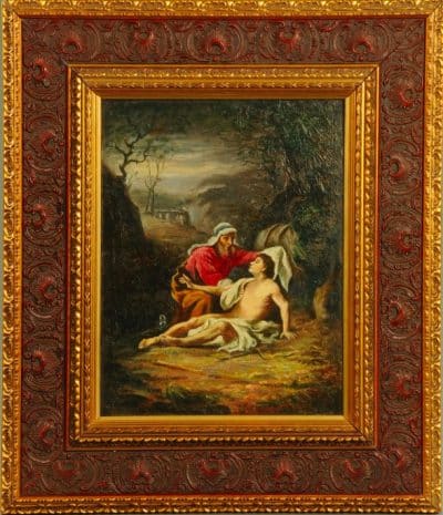 The good samaratan. Oil Painting
