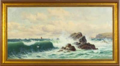 Edward Moore dated(1896) Oil on Canvas - Image 2