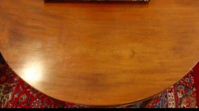 Georgian mahogany D end dining table Antiques Scotland Antique Tables 5