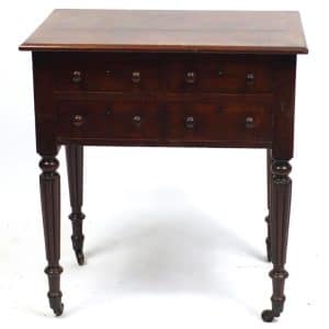 A William IV mahogany side table Antique side tables Antique Tables