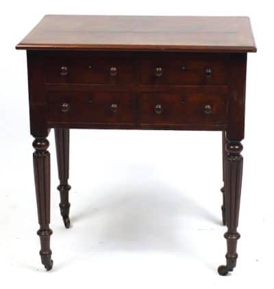 A William IV mahogany side table
