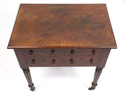 A William IV mahogany side table - Image 2