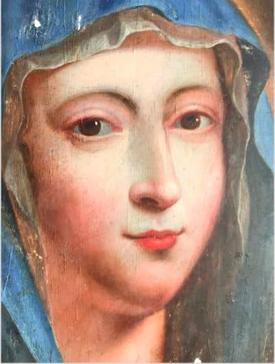 The restoration of the 17th cent Blue Madonna The blue Madona Miscellaneous 6
