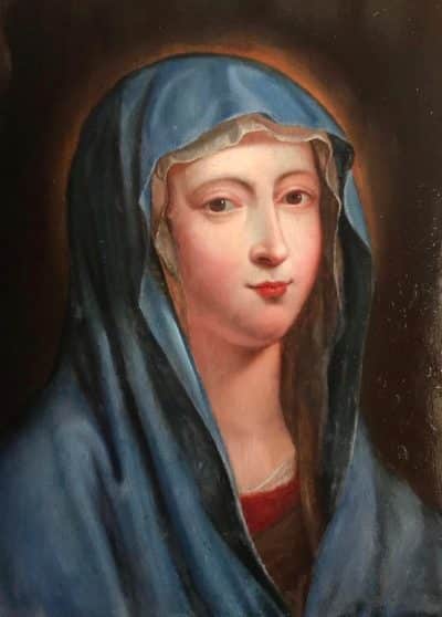 The restoration of the 17th cent Blue Madonna The blue Madona Miscellaneous 7