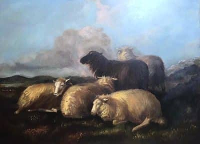 Thomas Sydney Cooper. (1803-1902) Oil on canvas.
