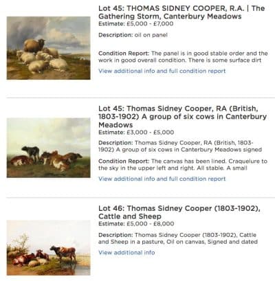 Thomas Sydney Cooper. (1803-1902) Oil on canvas. - Image 6