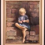 Valerie Mackenzie RA. Oil painting Country Homes Antiques Scotland Antique Art