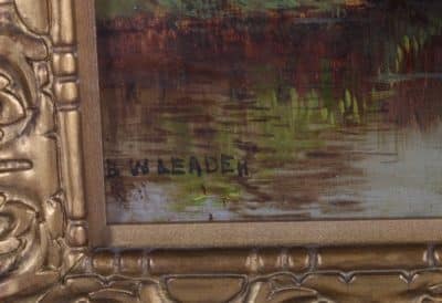 Benjamin Williams Leader Oil painting Antiques Scotland Antique Art 4