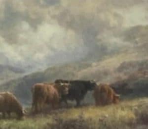 Edward Henry Holder (1847-1922) Oil painting Antiques Scotland Antique Art