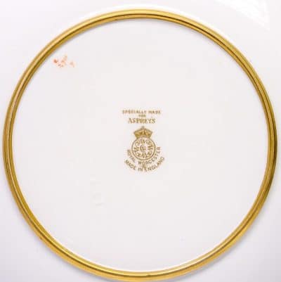 Royal Worcester Asprey, cabinet plate, By James Stinton Antiques Scotland Antique Art 4