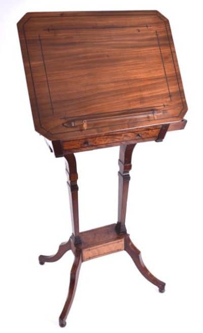 Edwardian mahogany tilt top work table Antiques Scotland Antique Furniture 6