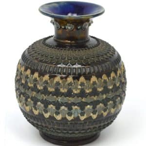 SOLD 19th century Doulton Lambeth stoneware vase Antiques Scotland Antique Ceramics